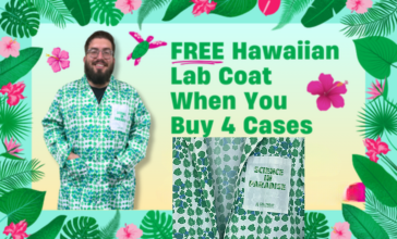 Closeup Hawaiian Lab Coat