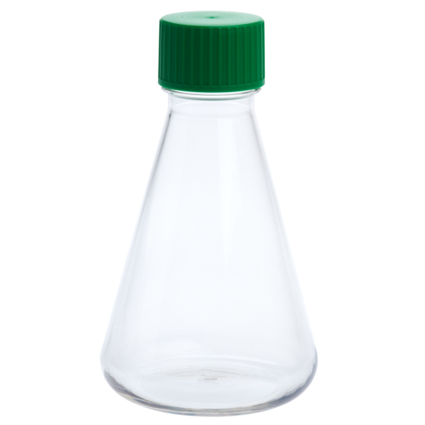 img615 500ml petg erlenmeyer flask solid cap