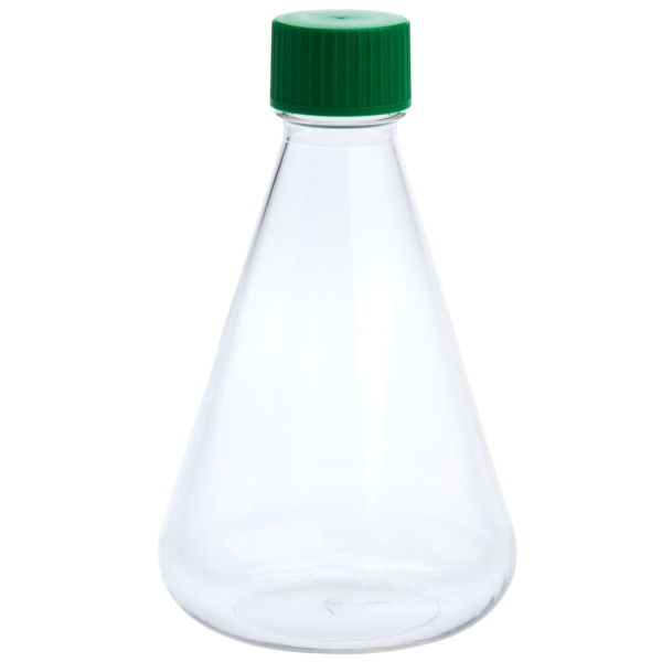 img616 1000ml petf erlenmeyer flask solid cap