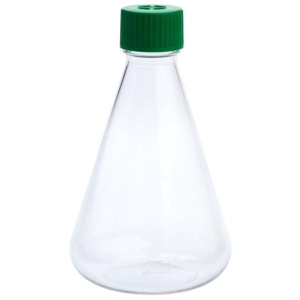 img620 1000ml petf erlenmeyer flask vent cap